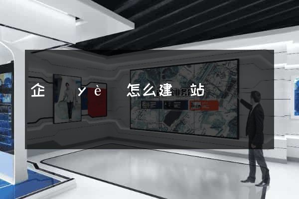 企業(yè)怎么建網站