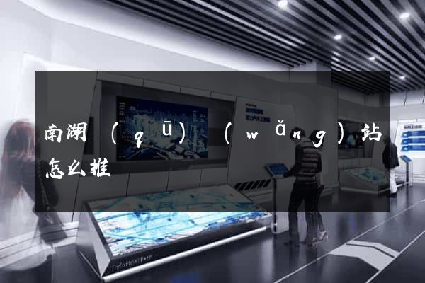 南湖區(qū)網(wǎng)站怎么推廣