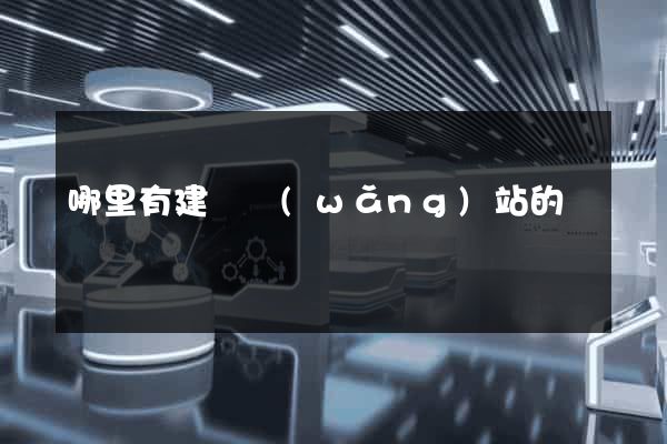 哪里有建設網(wǎng)站的