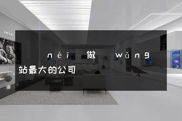 國內(nèi)做網(wǎng)站最大的公司