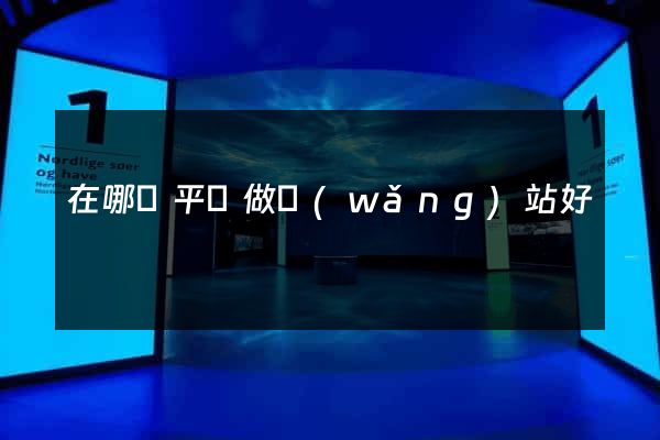 在哪個平臺做網(wǎng)站好