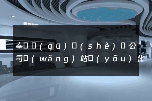 奉賢區(qū)設(shè)計公司網(wǎng)站優(yōu)化