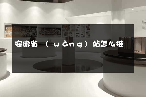 安徽省網(wǎng)站怎么推廣