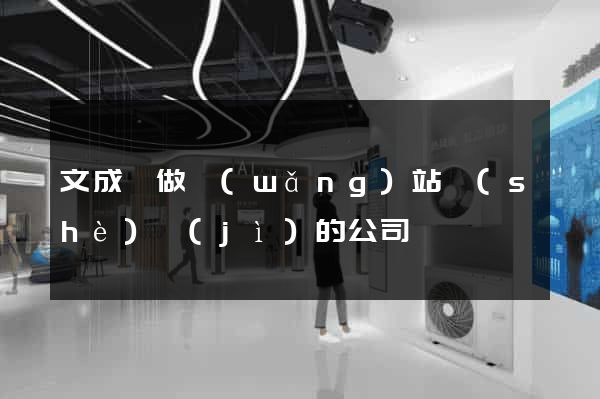 文成縣做網(wǎng)站設(shè)計(jì)的公司
