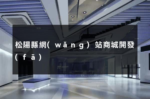 松陽縣網(wǎng)站商城開發(fā)