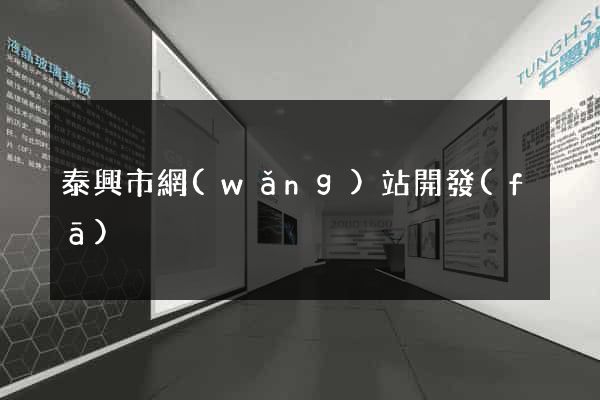 泰興市網(wǎng)站開發(fā)