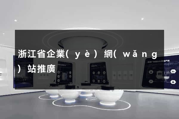浙江省企業(yè)網(wǎng)站推廣