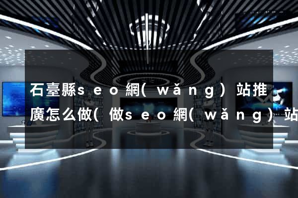 石臺縣seo網(wǎng)站推廣怎么做(做seo網(wǎng)站營銷推廣)