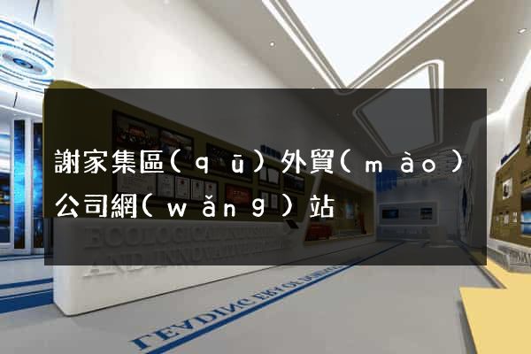 謝家集區(qū)外貿(mào)公司網(wǎng)站