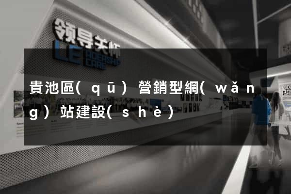 貴池區(qū)營銷型網(wǎng)站建設(shè)