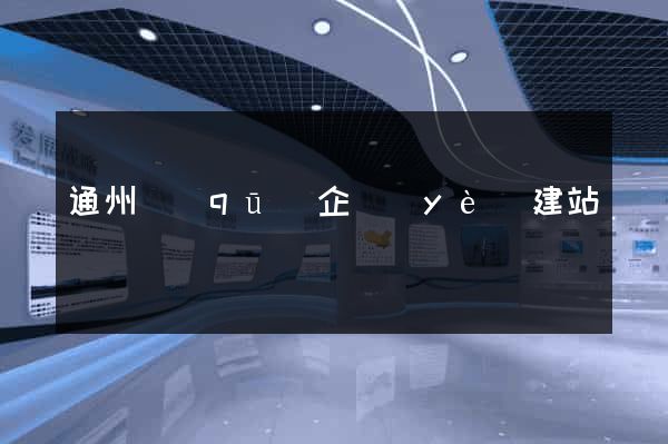 通州區(qū)企業(yè)建站