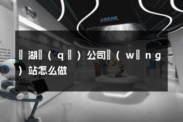 鏡湖區(qū)公司網(wǎng)站怎么做